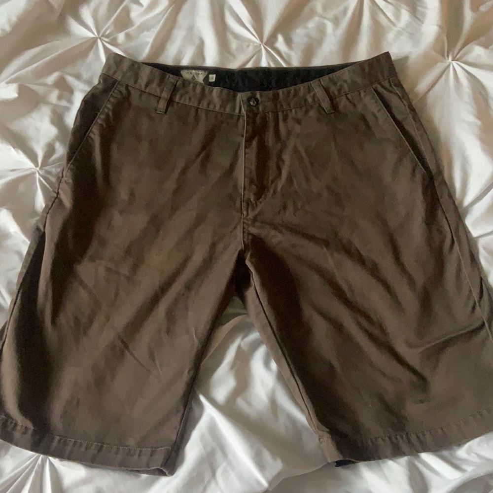 Lightly worn Volcom brown shorts